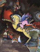 Wassily Kandinsky Rozsaszin lovas oil on canvas